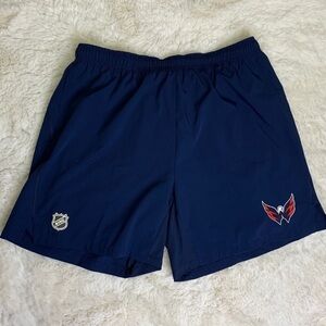 Washington Capitals NHL Fanatics Authentic Pro Tech Navy Shorts Men’s Size XL